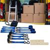 Reinforced Ratchet Strap Tie Downs 2200Lbs Break Force Antislip Handles For Outdoor Equipment Hauling