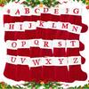 Christmas Socks Knitting Snowflake Letter Stocking Christmas Decoration 2025 For Home Xmas Tree Ornament Gift Navidad Natal 2026