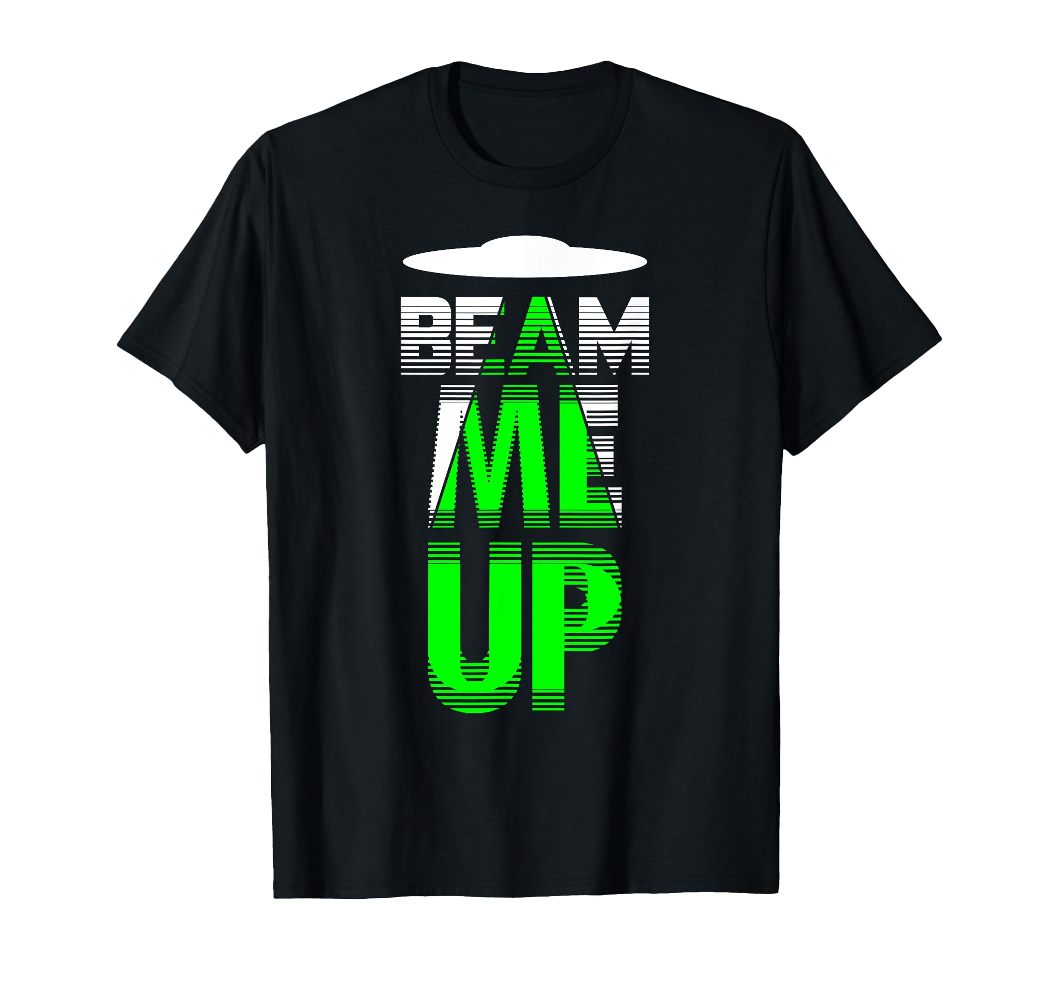 

Зелена футболка Beam Me Up Alien Conspiracy чорний