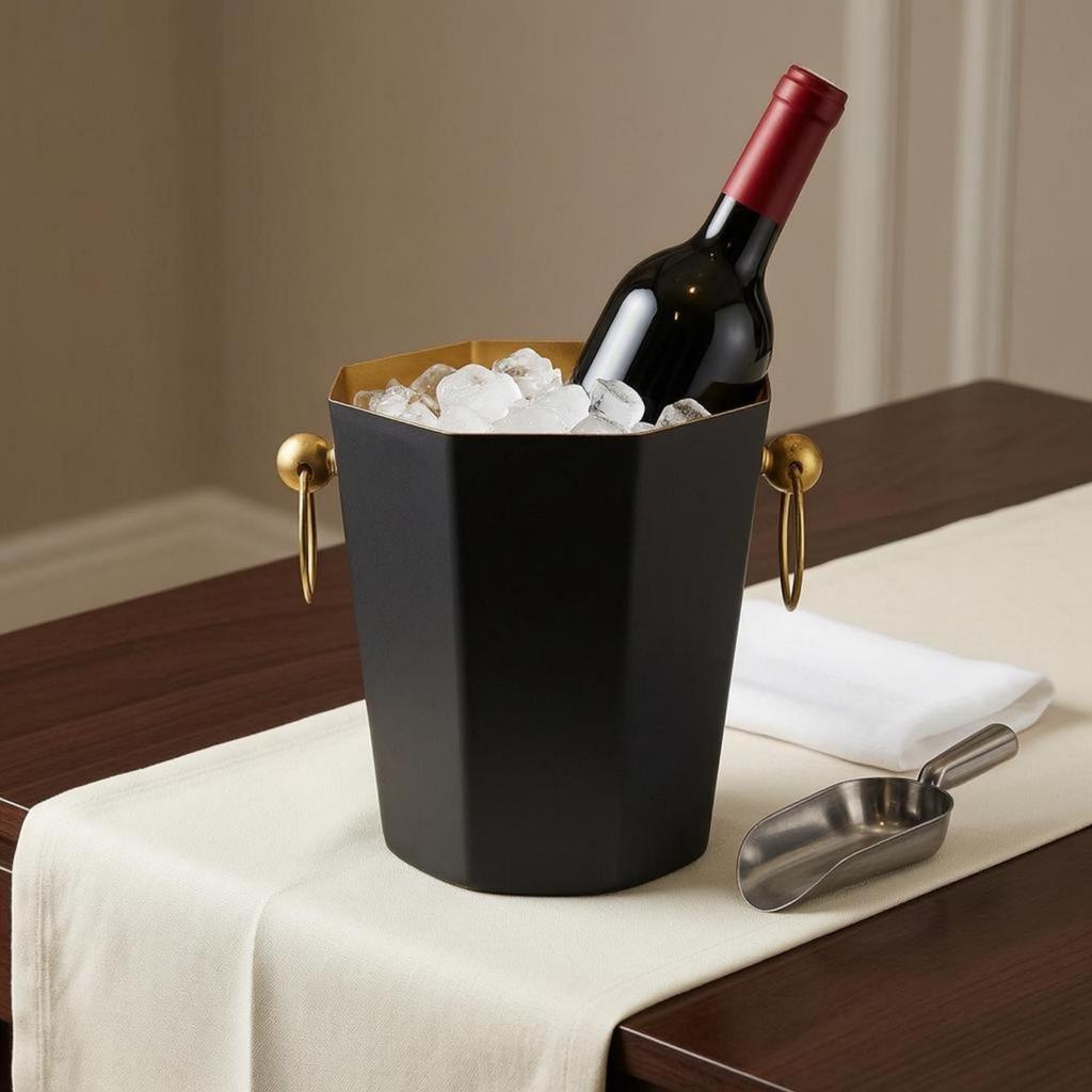 5 L Ice Pail Thickened Stainless Steel Food-Grade