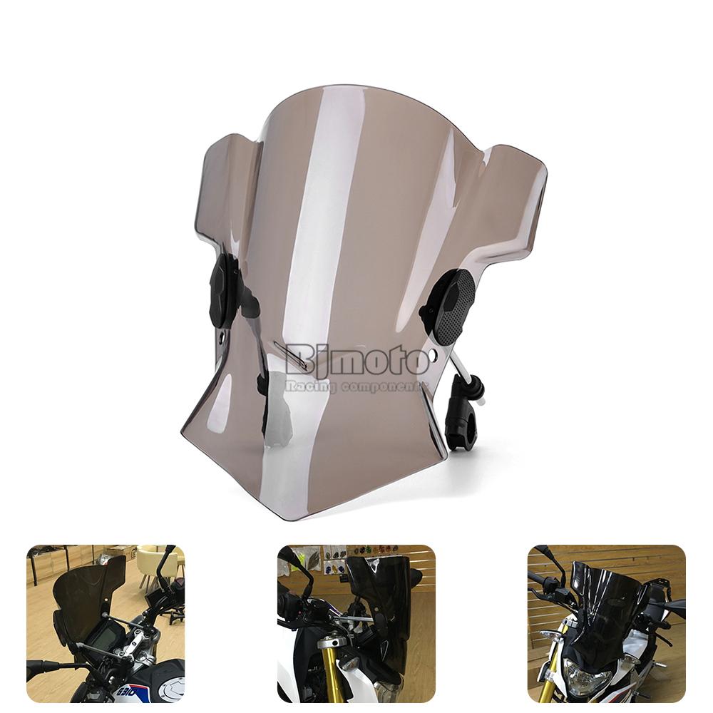 Windshield For BMW F800R R Nine T RNineT R1200RS R1200RT S1000R CB1000R CB1100 CB300F CB500F CB900F CTX700N CTX700ND Grom 125
