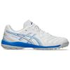 Asics Calcetto Bequem Schlicht TF (Gummistollen) Fußballschuhe Herren Fußballschuhe Weiß Blau 1113A038-101