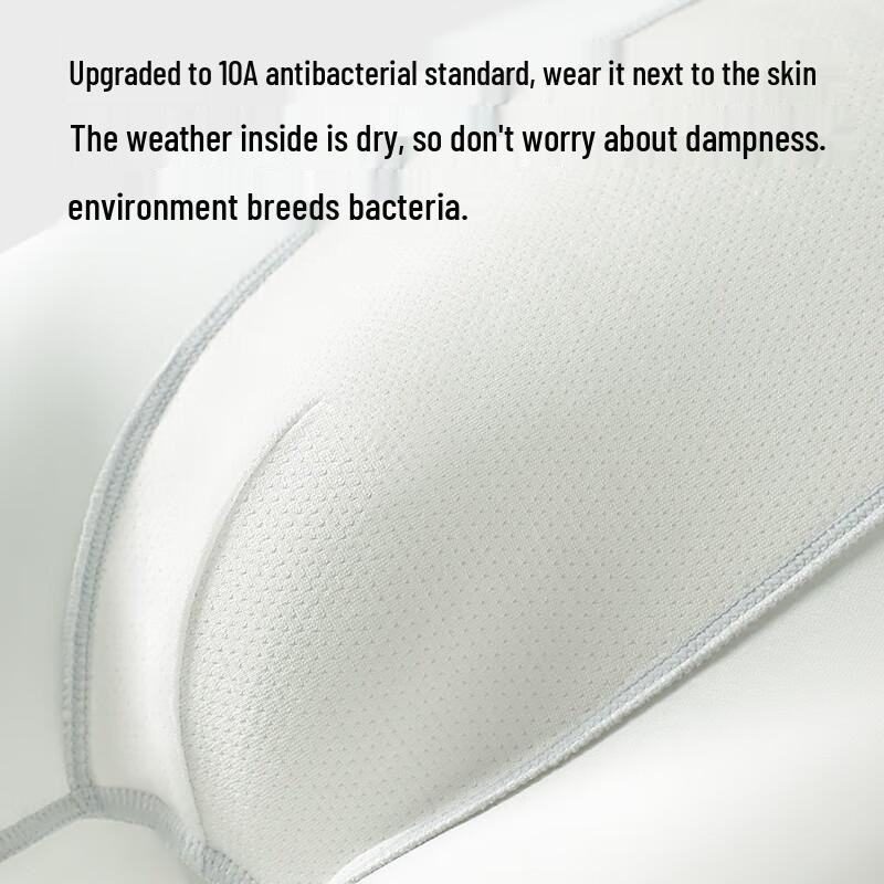 Nanjiren Men's 10A Antibacterial Cotton Boxer Briefs