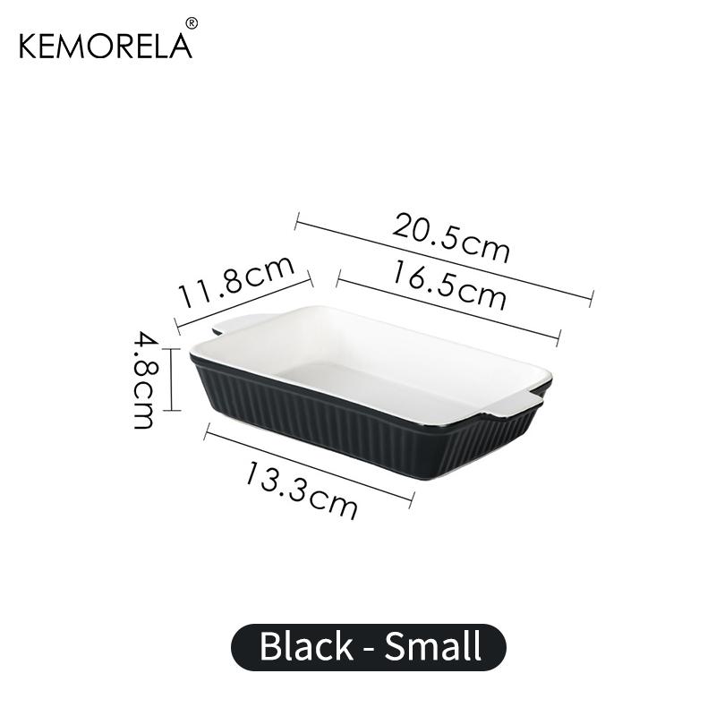 תבנית אפייה מקרמיקה, זמינה ב-3 גדלים, תבנית לזניה עמוקה לתנור, עם ידיות, בטוחה לתנור ועמידה, כלי אפייה ללזניה