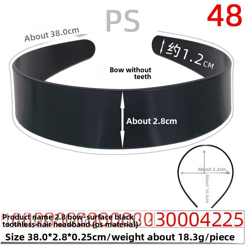 Smooth Rough Hair Band Base PlateToothless Gray-white Rough Hair Band Long Hair Accessory