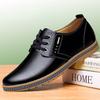 Mode Britisches Rindsleder Business Herren Kleiderschuhe Frühling Herbst Weiche Sohle Samt Erhöhungsschuhe Mann Mode Lässige Slipper Herren