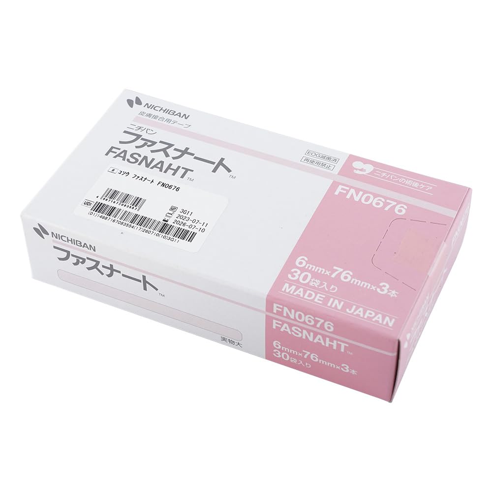 

Nichiban Стерильные пластыри-застежки для закрытия ран 90 шт. FN0676,