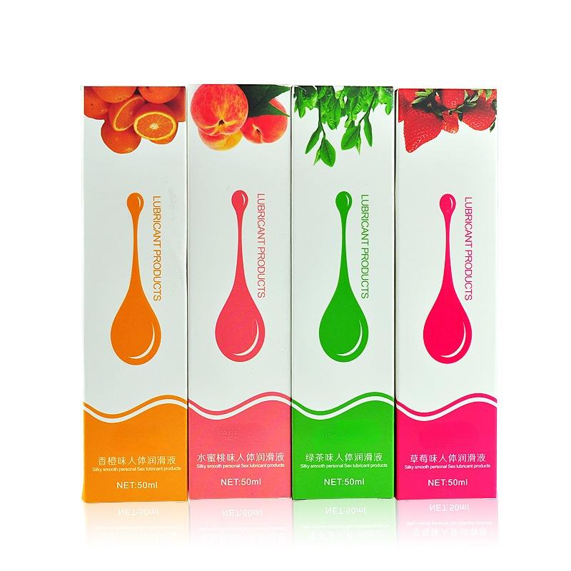 Water-Soluble Lubricant Oil for Adult Pleasure Products, Fruit Flavored Lubricant Oil with Long-lasting Slippery Sensation