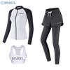 Womens UV Protection Rash Guard Set Long Sleeve Swimwear Surfing Snorkeling Diving Outdoor Activity
