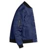 Autumn and Winter Men's Suede Solid Color Patchwork Casual Sports Stand Up Collar Button Jacket Long Sleeved Jacket Cardigan