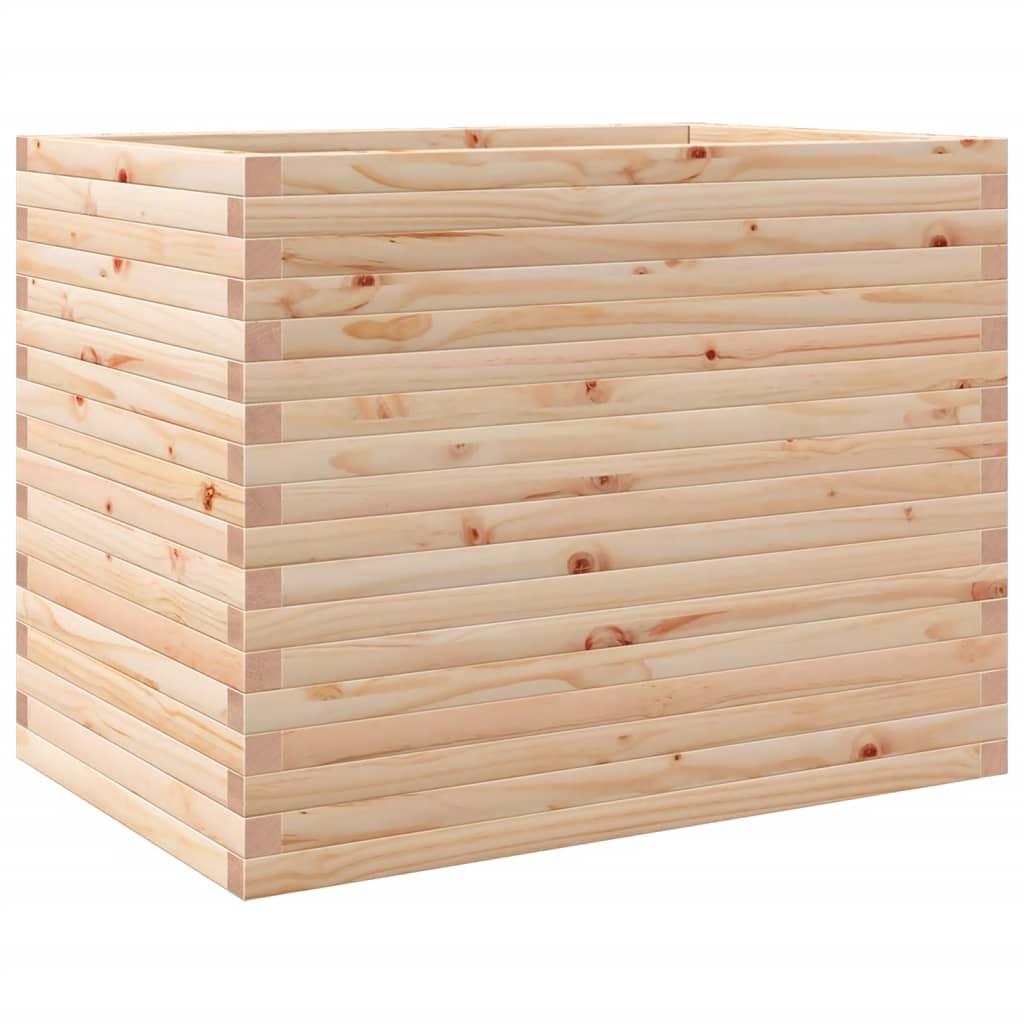 Vidaxl Garden Planter, 90X60X68.5 Cm, Solid Pine Wood