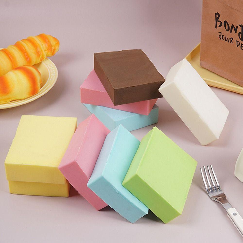 Soft Touch Simulation Bread Toy Slow Recovery Sticky Bread Toy New Slow Rebound Toy