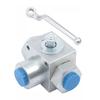 Carbon Steel With Installation Holes 3-Way Ball Valve 1/4  500 bar for Multi-Fluid Systems – Industrial Grade