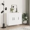 VidaXL White Buffet 90x34x80 Cm Engineered Wood 828100