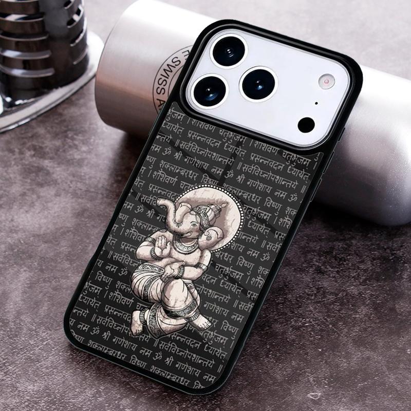 Floral Om Yoga Hindu Aum om yaga Phone Case for iPhone 17 16 15 Pro Max Air 14 13 12 11 Plus Shockproof Cover
