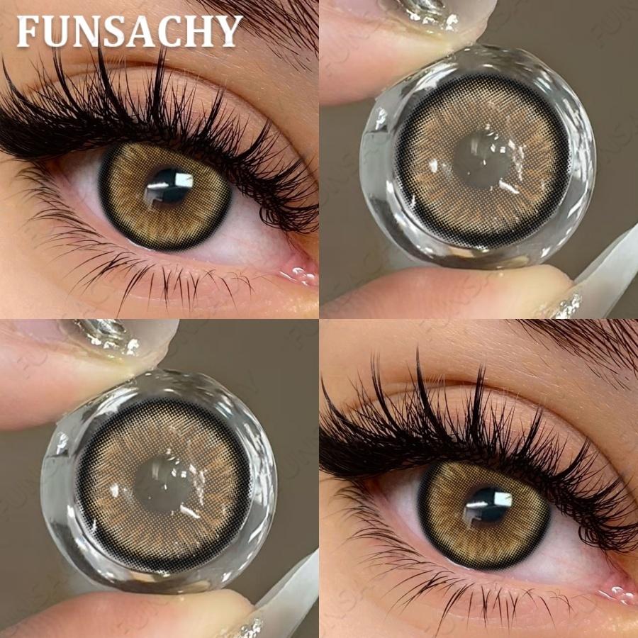 FUNSACHY 1 Paar Sharon Black Kontaktlinsen für Augen Große Augen 14,5 mm Farblinsen Puppenauge Kontakte Jährlich Schöne Kosmetik