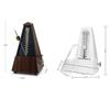 Notiavy Wooden Pendulum Metronome High Precision Copper Axle Loud Volume Spring-Driven Suitable for Piano Guitar Bass Drums Violin Music Practice