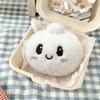 Portachiavi Baozi Emoji Carino Peluche Morbido Cartone Animato Faccina Sorridente Per Bambini E Ragazzi