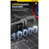 FNIRSI DMC-100 10000 Counts DC AC Current USB rechargeable Clamp Meter Digital Multimeter 600A Amperimetric Clamp NCV Meter Tool