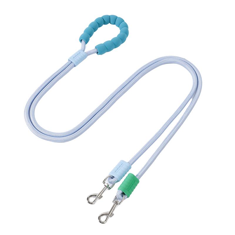 Comfortable Foam Handle Pet Leash for Dog Dopamine Versatile Outdoor Walking Anti-escape Double Dog Harness Collar Para Perro