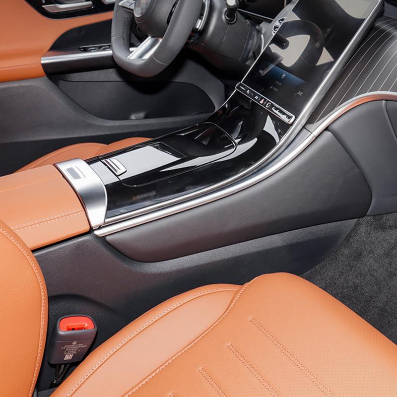 Central car storage box, tray support for water glasses for Mercedes Benz Class E W214 V214 E200 E260 E300 Interior Accessories