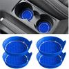 Bling Car Cup Holder Coaster, 4 Pack Universal Ert Coasters With Crystal Rhinestone, Silicone Non-Slip Shockproof Drink Mat, Car Interior Accessories