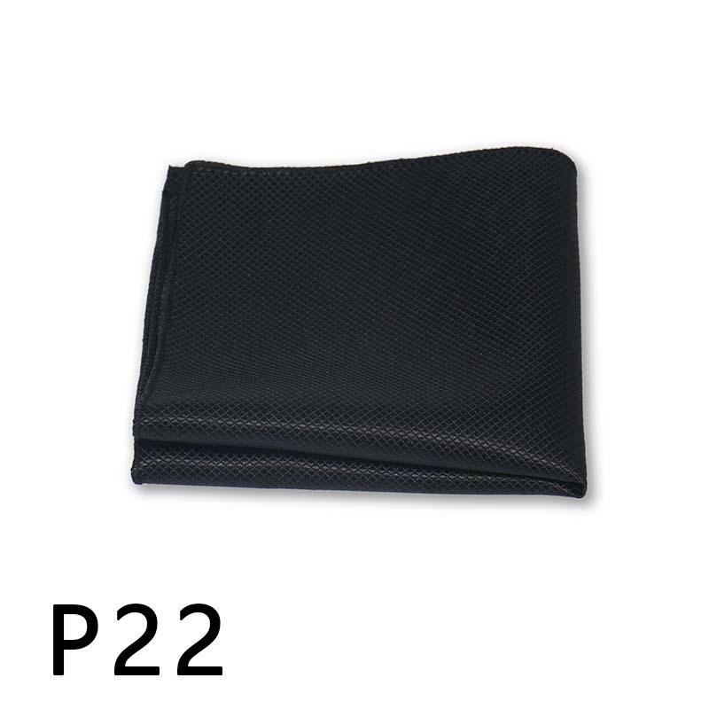 Gestreifte Einstecktuch für Herren - Anzugzubehör aus Polyester-Baumwolle, Taschentuch, Retro-Stil