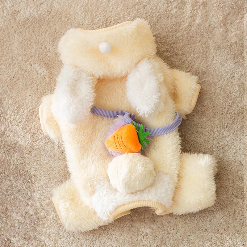 Haine cu patru picioare pentru câine mic, toamnă și iarnă, cățeluș, pisoi, salopetă ursuleț teddy, accesorii pentru animale de companie, haine pentru câini