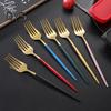 Stainless Steel Flatware Kit Korean Style Dust Proof Chopsticks Fork Spoon Dinner Set