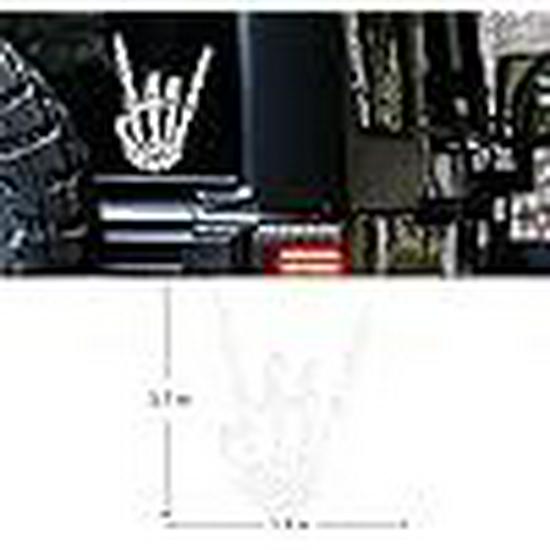 Rock 'n' Roll Hand Gesture Decals - Spirit Stickers for Car, Truck, Jeep Windows
