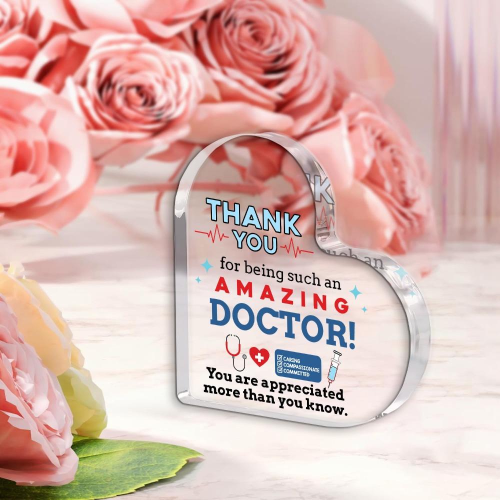 Best Doctor Trophy Plaque - Unique Thank You & Retirement Gift for Physicians