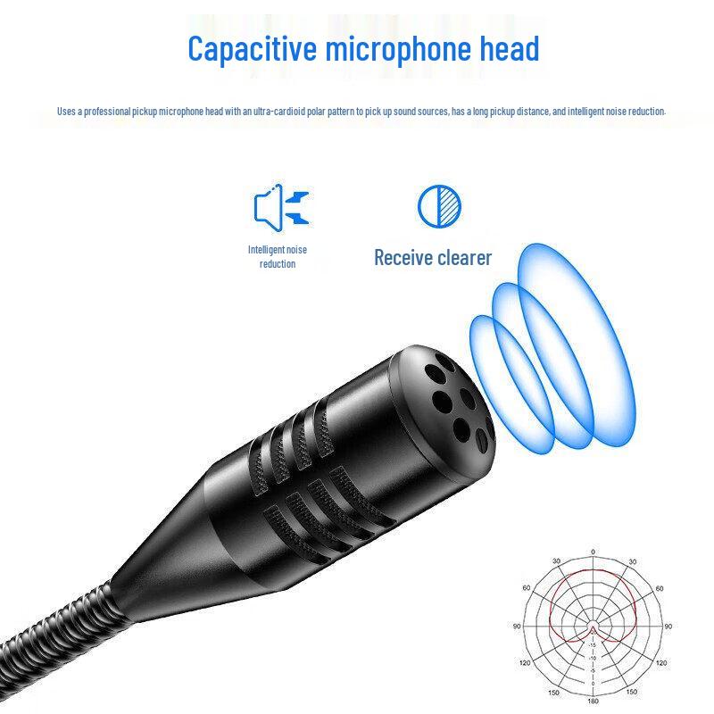 Xiangke OK-30 Gooseneck Wired Desktop Conference Microphone