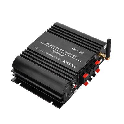 Stereo Bluetooth Power Amplifier 4 Channel Power Amplifier Small Size with Remote Control Home Digital Amplifier Amplifier for Home Use Lepy