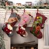 Holiday Stocking Reusable Decorative Sock for Gift Storage Sturdy Materials Christmas Decoration Simple Installation
