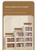 Foldable Children's No-Assembly Dustproof Bookshelf & Floor-Standing Multi-Layer Storage Rack