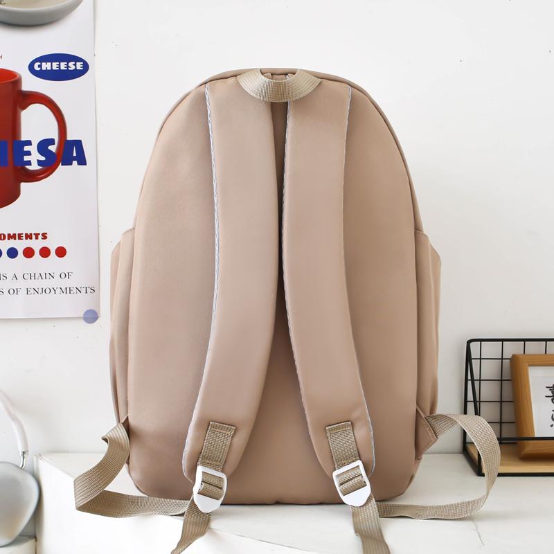 Three-Piece Backpack Set Large Capacity Student Schoolbag Women's Lightweight Backpack