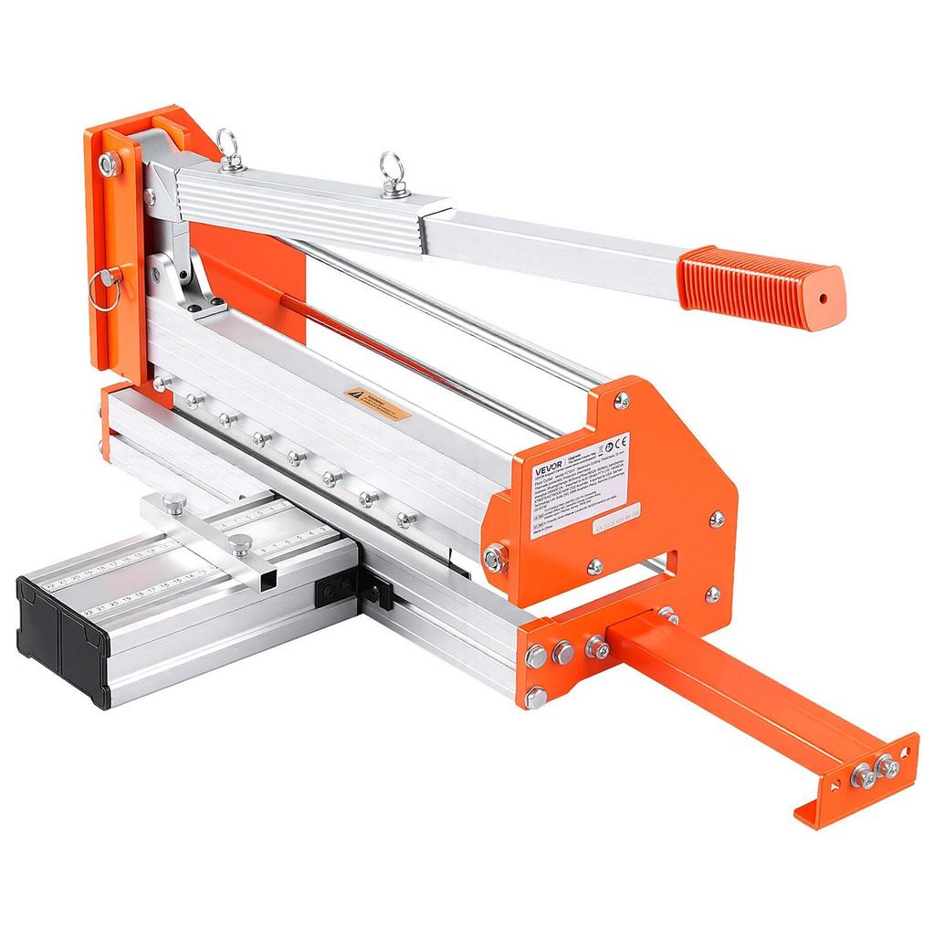 304.8mm Vinyl Floor Cutter, 12mm Thick Laminate Flooring Cutter with Upgraded Labor-Saving Aluminum-Alloy Lever, Telescoping Support Plate, Cuts