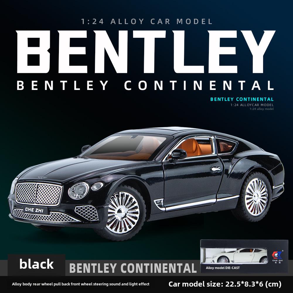 

Бентли Континенталь 1:24 Модель автомобиля из сплава со звуком и светом, функцией инерционного движения, игрушка и предмет коллекционирования