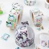 1 Roll Sanrio Sticker Kuromi Hello Kitty Kids Reward Stickers Sealing Tape Gift Decoration Decals Toys