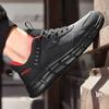 Men Thick Bottom Sneakers Platform Casual High Top Running Shoes Breathable Sock Sport Shoes Fashion Walking Black Footwear Big