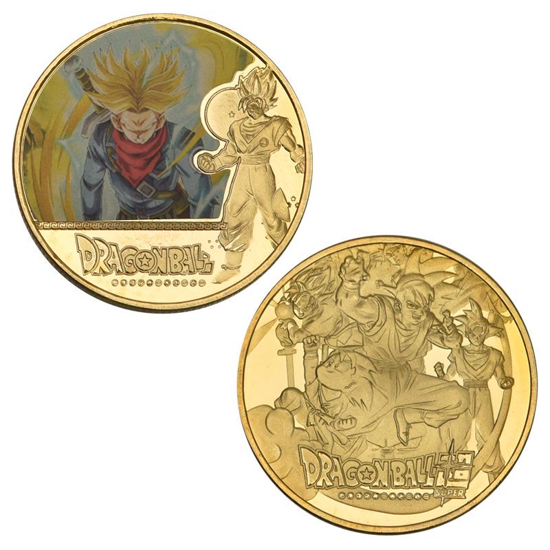 Dragon Ball Son Goku Commemorative Coin - Die-cast Metal Badge Gift Collection