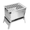 Folding Wood Burning Stove Heating Folding Portable BBQ Kits for Outdoor Hiking Picnics