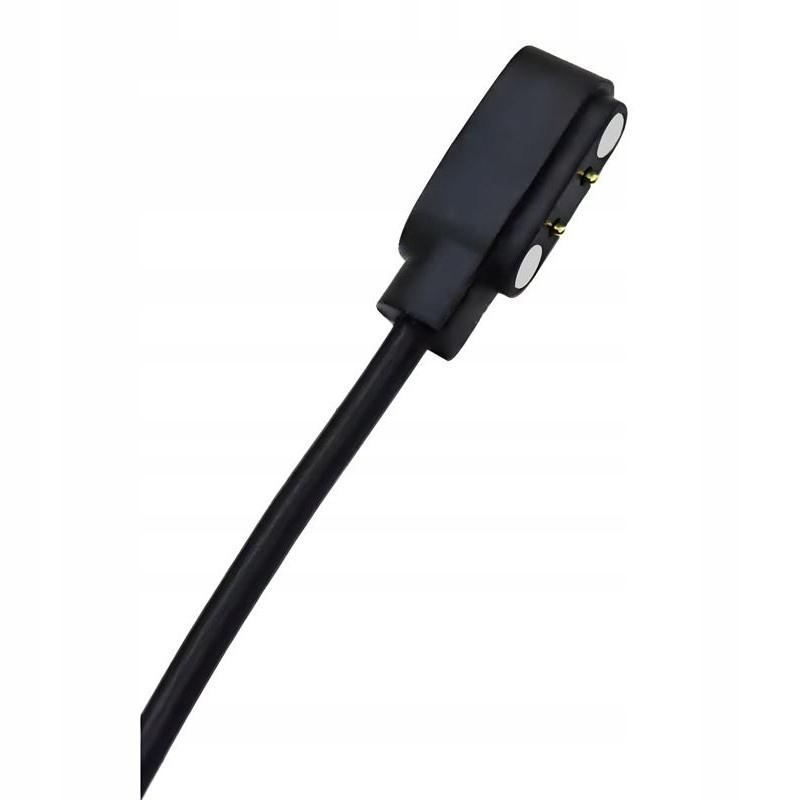 Ładowarka Kabel Magnetyczny Do Smartwatcha 2 Pin 2,84Mm Czarny Uniwersalny