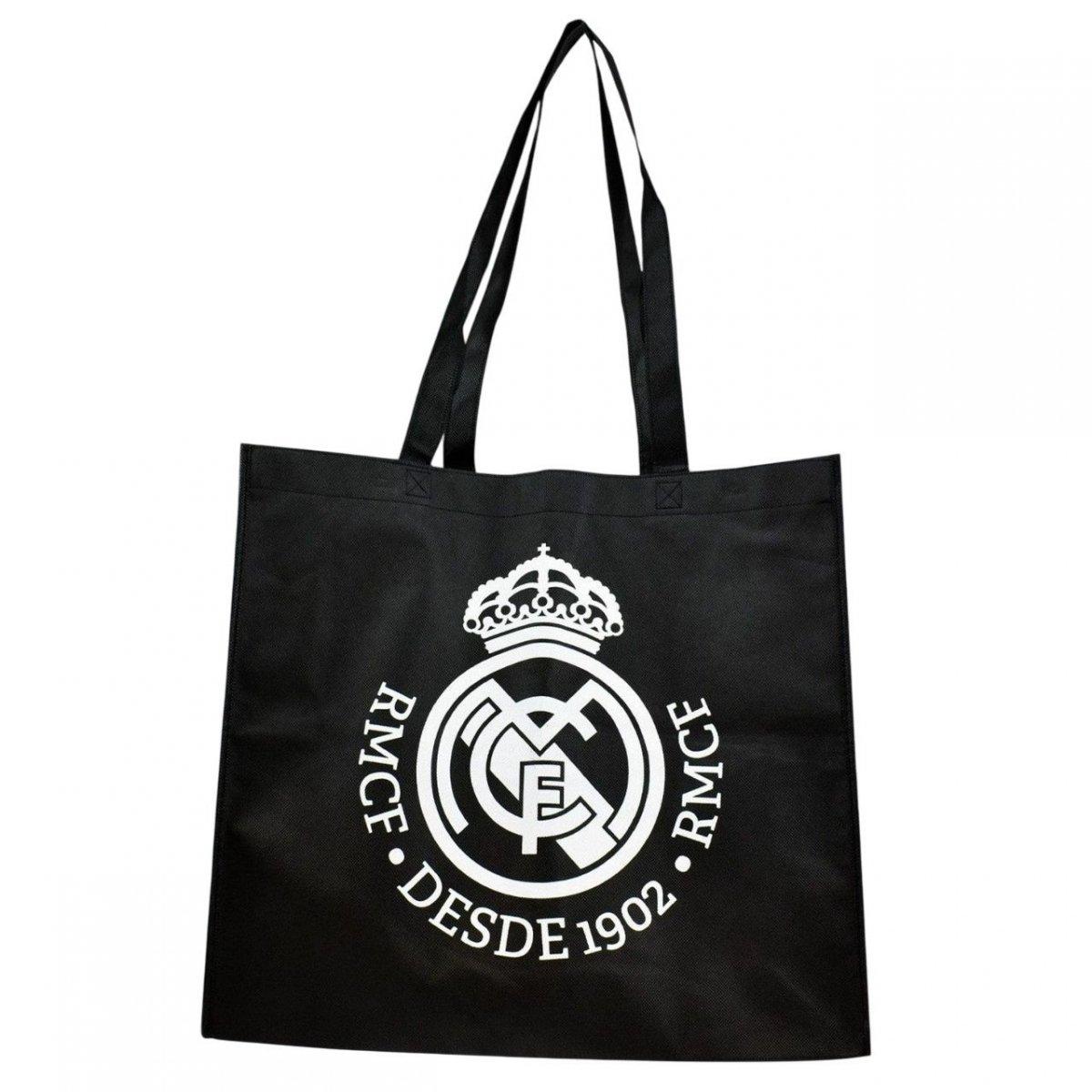 SuperMerchantEU Real Madrid shopping bag NO2 RM6BAG2 black