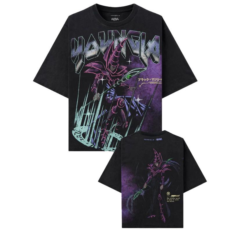 

Trendy YOUNG Yu-Gi-Oh! Unisex Heavyweight Cotton T-Shirt - Loose, Plus-Size, Casual Hip-Hop Style for Summer XXL
