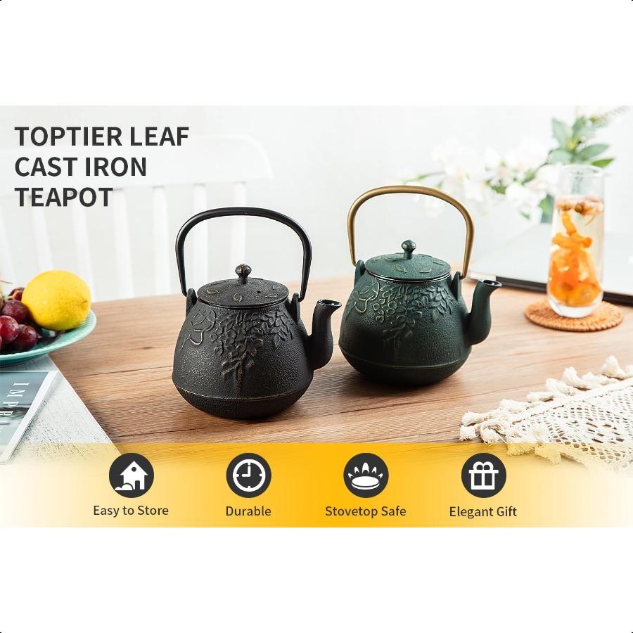 Mini Little Teapot Super Small Cast Iron Teapot for Stove Top PalmSized Japanese Stovetop Safe Tea Kettle with Infuser for 11 O