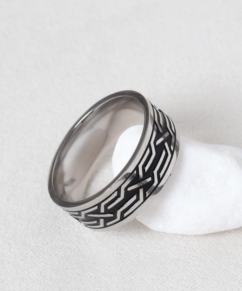 Blancier Eternal Weave Bm257R1162 Men'S Ring