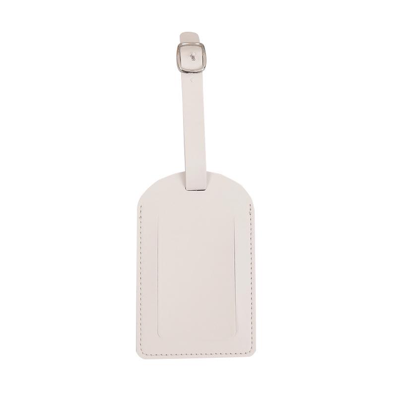 PU Leather Luggage Identification & Anti-Lost Tag for Suitcases