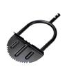 Grass Trimming Handheld Lawn Mower Manual Portable Trimming Shovel Half Moon Shape T-Grip Handle Garden Edger Household Use