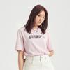 Puma Ess Printed Round Neck Pullover Short Sleeve Fashion Casual Pink Simple Sports T-Shirt Unisex Tops 697103-70